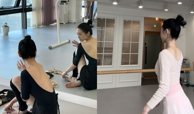  발레와 함께 빛나는 박규영의 남다른 집중력/사진=박규영 인스타그램