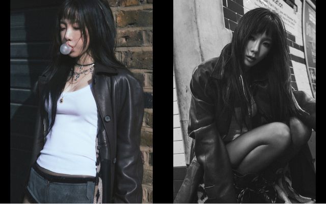 빈티지한 분위기와 함께 매혹적인 포스를 뽐내는 태연/사진=태연 인스타그램