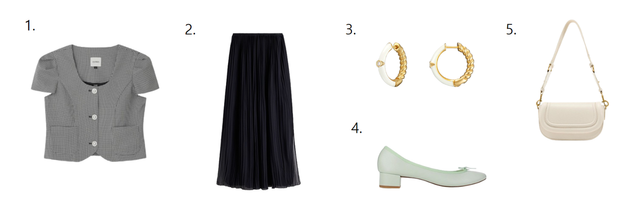 1.제리쉬&nbsp;2.H&M 3.크랑크랑&nbsp;4.레페토&nbsp;5.자라