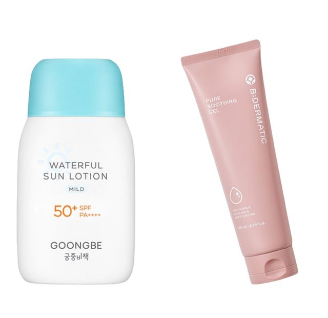 /사진=궁중비책&nbsp;‘워터풀 선로션 마일드’,&nbsp;비더마틱&nbsp;‘퓨어 수딩젤'