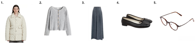 1.트렁크 프로젝트&nbsp;2. H&M 3.&nbsp;뮌&nbsp;4.&nbsp;레페토&nbsp;5.&nbsp;카린
