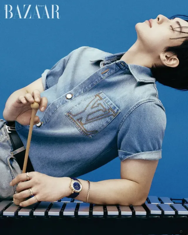 /사진=루이 비통, 배우 이채민과 ‘바자’ 12월호 커버 장식