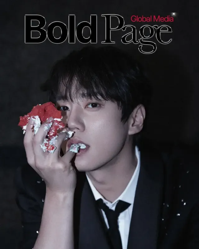 /사진=이준영, 글로벌 미디어 볼드페이지 창간호 커버 장식