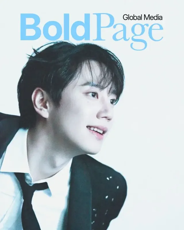 /사진=이준영, 글로벌 미디어 볼드페이지 창간호 커버 장식