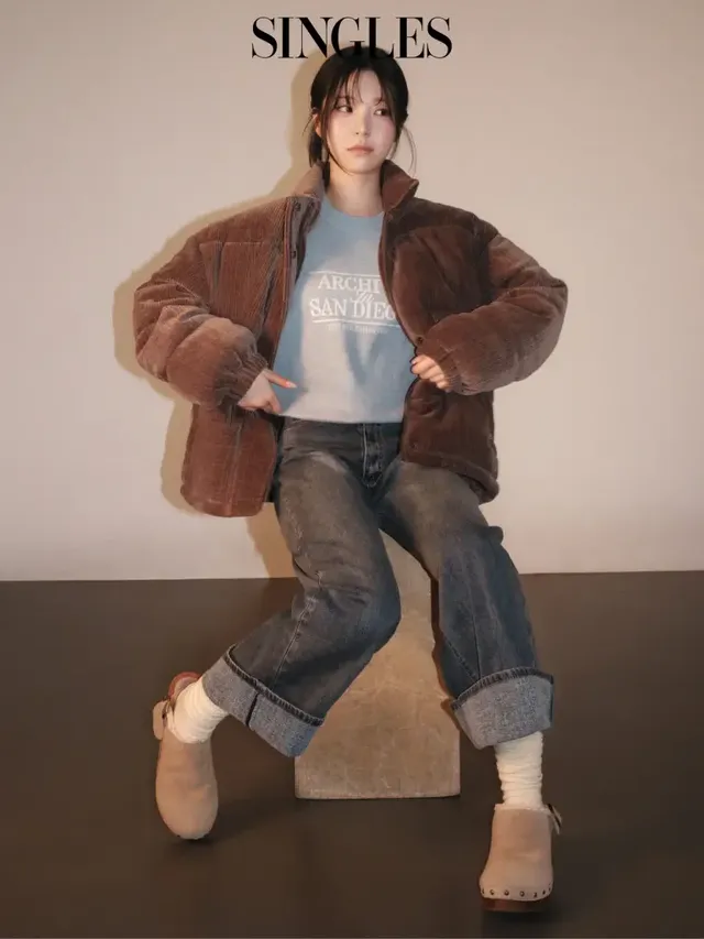 /사진=행텐, 프로미스나인 백지헌 화보로 