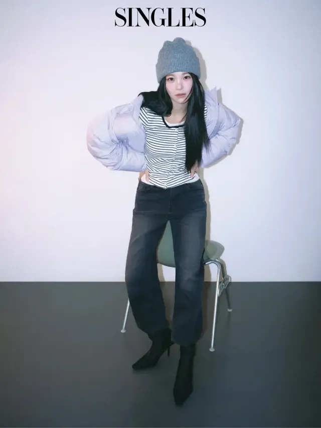 /사진=행텐, 프로미스나인 백지헌 화보로 