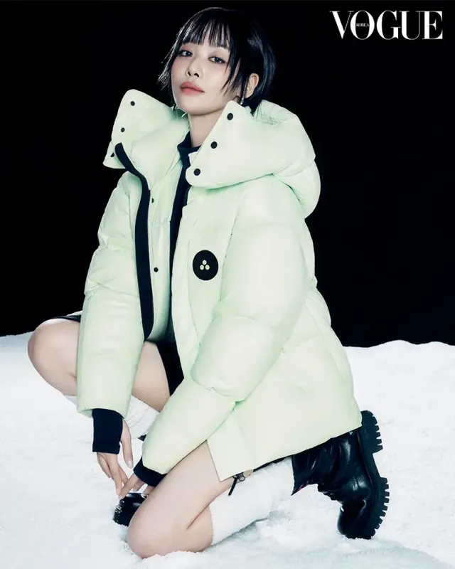 /사진=페트레이, 차주영과 겨울 화보 공개하며 프리미엄 아우터 시장 공략