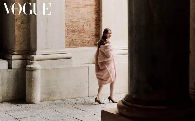 /사진=막스마라, 이성경과 2026 리조트 화보 공개