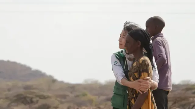 배우 예지원이 케냐 마르사비트 지역을 방문_ 희망을 전했다/사진=밀알복지재단