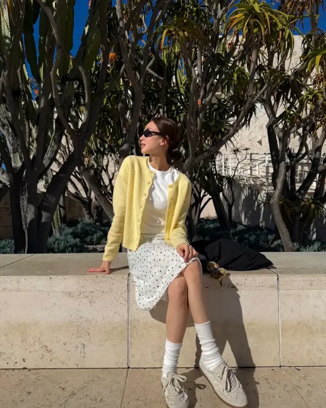 /사진=손연재, 겨울 파스텔룩으로 선보인 균형의 미학