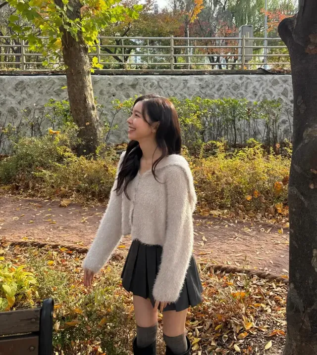 /사진=진세연, 포근한 니트로 제안한 겨울 데일리룩