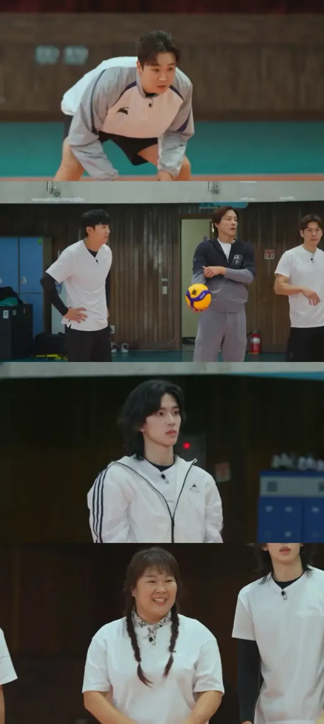 /사진=MBN 스포츠 예능 프로그램 ‘스파이크 워’에서 송민준이 팀의 새로운 에이스로 떠올랐다. 오는 14일 방송분에서는 신진식 감독이 이끄는 팀 선수들의 포지션 확정 과정과 함께 ‘배구 명문’ 수성고 배구부와의 평가전이 공개된다.