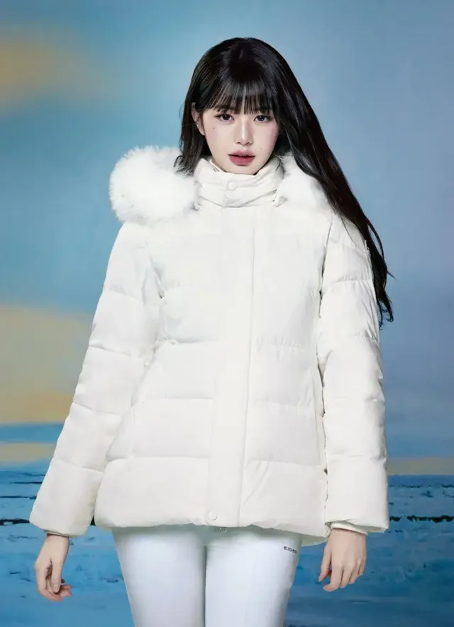 /사진=아이더, 여성용 ‘스칼렛 다운’으로 겨울 패션 제안