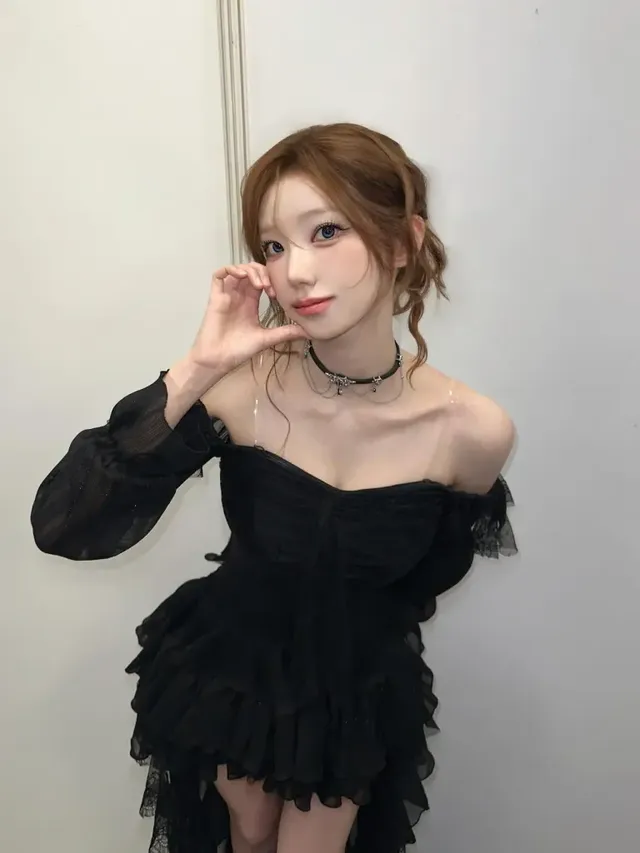 /사진=마젠타, 블랙 드레스로 담아낸 무대 전후의 서사