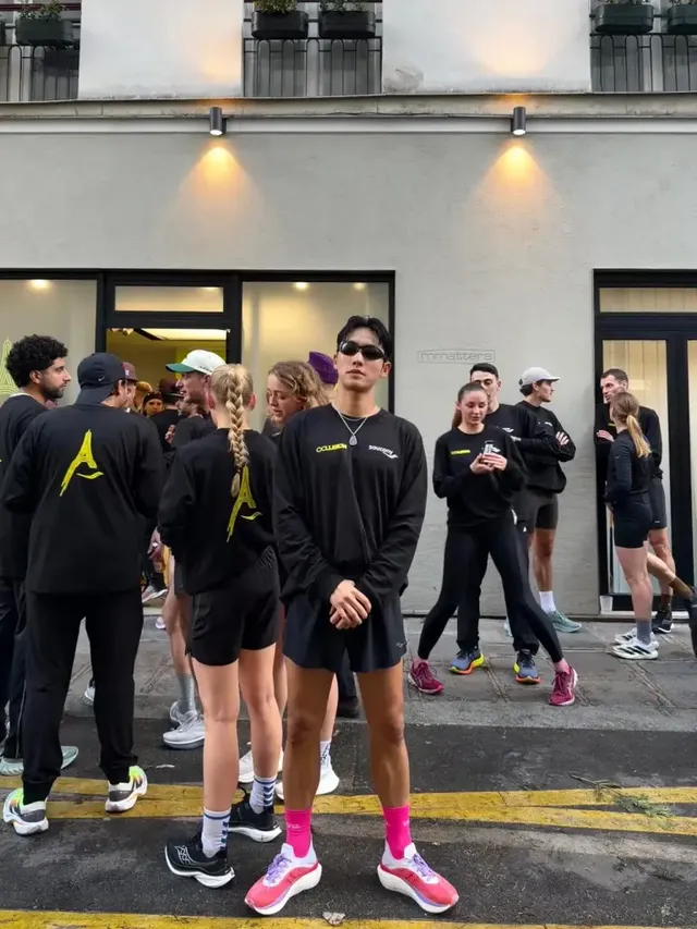 /사진=써코니, 권화운과 파리 에펠탑 10K 레이스 성공적 완주