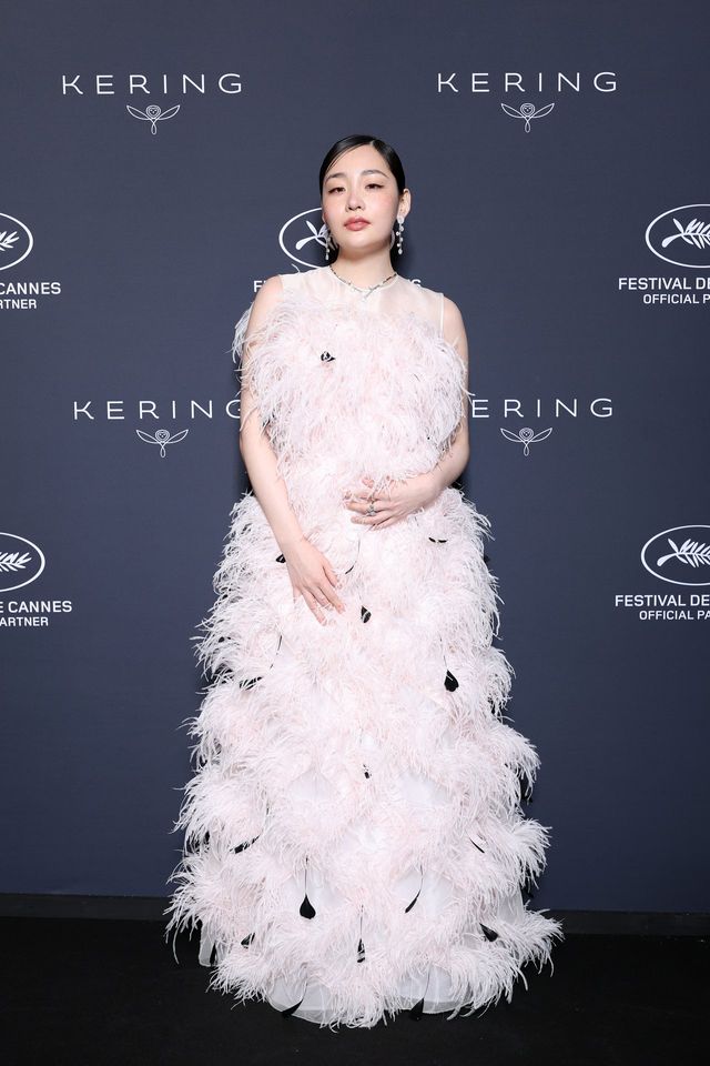 케어링(Kering) '2025 우먼 인 모션' 행사에 참석한 배우 김민하/사진=케어링 그룹