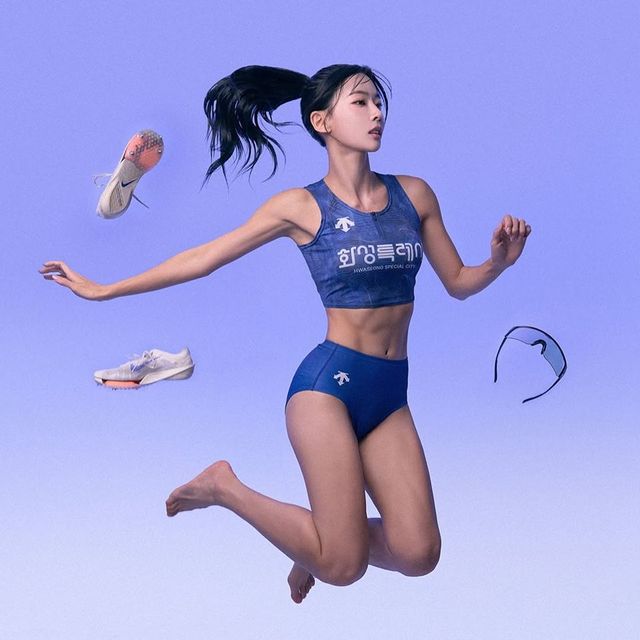 /사진=김민지 육상선수 인스타그램