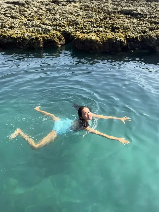 개구리 수영 🐸 | 물속에서도 굴욕 없는 인어공주급 수영 실루엣 /사진=허가윤 인스타그램