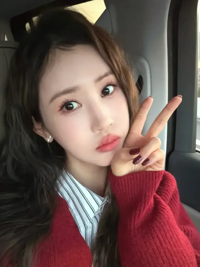 차 안에서 상큼한 브이 | 시차 따위 가뿐히 이겨낸 ‘미모 열일’의 현장 /사진=이다해 인스타그램