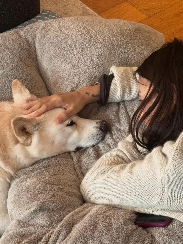 구아나와 교감을 나누는 평온한 일상 | 말하지 않아도 전해지는 15년의 깊은 우정 /사진=이상순 인스타그램