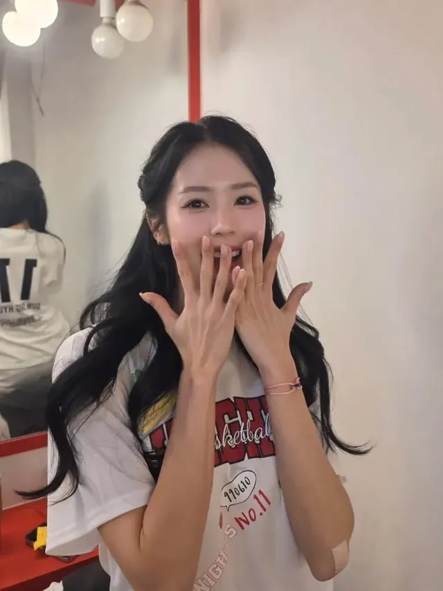 미소 짓는 박기량 | 코트 위 스트레스를 한 방에 날리는 웃음 /사진=박기량 인스타그램