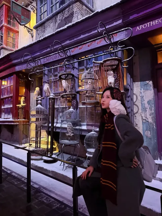 그리핀도르 머플러 | 마법 학교 신입생 포스 뿜어내는 정석 프레피 아이템 /사진=유라 인스타그램