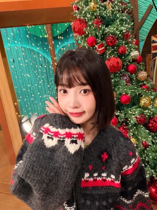 노르딕 패턴 니트 | 노르딕 감성 가득 담아낸 포근한 헤비 니트 스타일링 /사진=조이 인스타그램