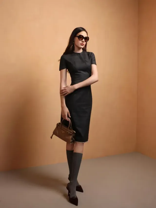 더블 브레스티드 재킷, 벨티드 스타일 | 허리선을 강조해 스포티함과 우아함을 동시에 잡은 룩 /사진=구아이링 인스타그램