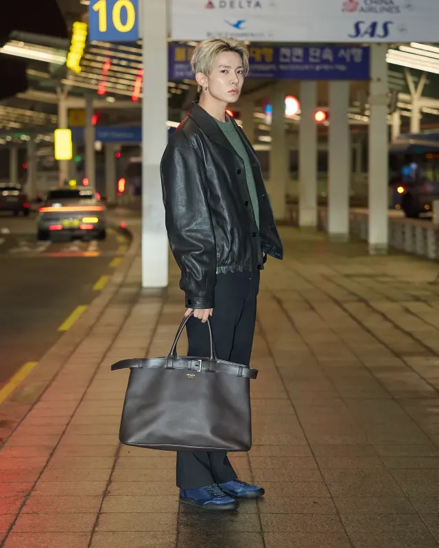  /사진=프라다, 엔하이픈 대만 행사 출국…'시크 공항패션' 