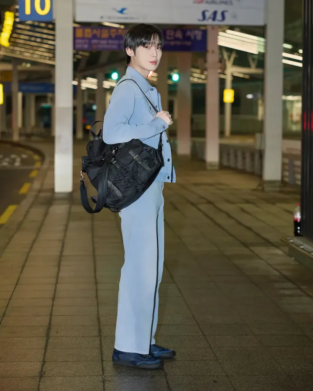  /사진=프라다, 엔하이픈 대만 행사 출국…'시크 공항패션' 