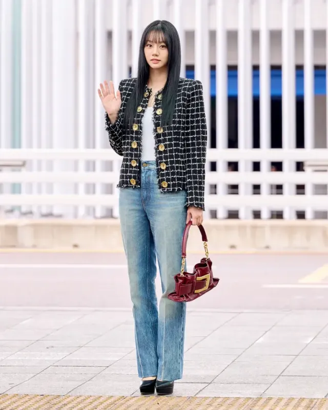 /사진=발망, 혜리 파리 출국 