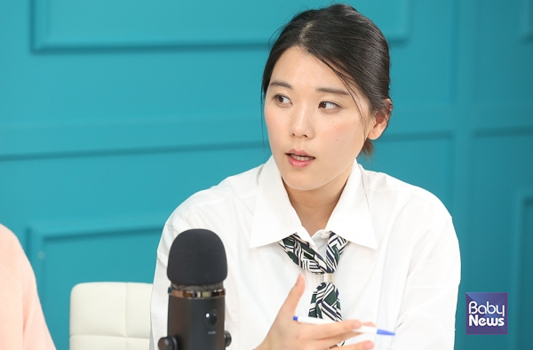 유튜브 '베싸TV' 박정은 크리에이터. 소장섭 기자 ⓒ베이비뉴스