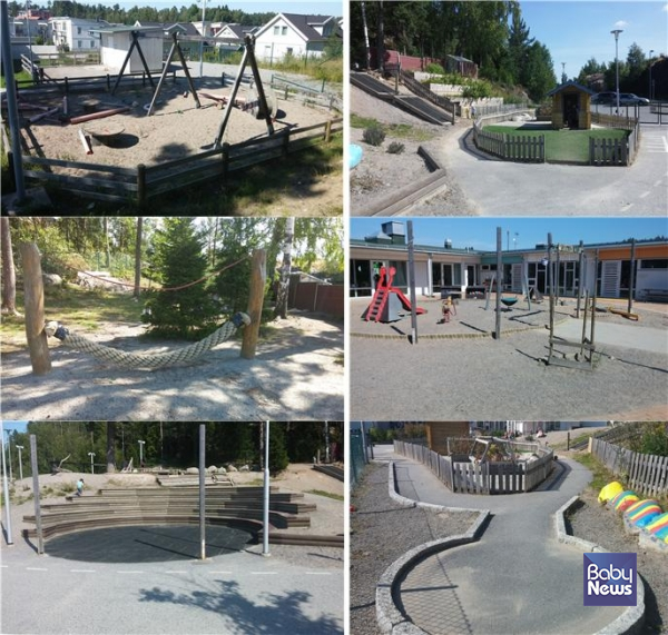 스웨덴 노바 푀르스콜라 실외놀이공간. 엄청난 규모에 놀라고, 다양한 놀이가 이뤄질 수 있게 구성됐다는 점에 한 번 더 놀랐다. ⓒ김영명