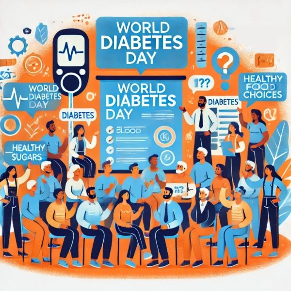 세계 당뇨병의 날 맞이 궁금증 질문 이미지 – AI(image generator)로 제작한 이미지임. ⓒ강동경희대병원