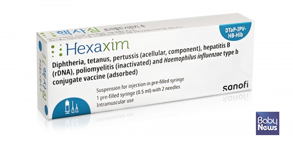 사노피 영아 6가 혼합백신 헥사심, 내년 1월부터 무료접종 가능. ⓒ사노피