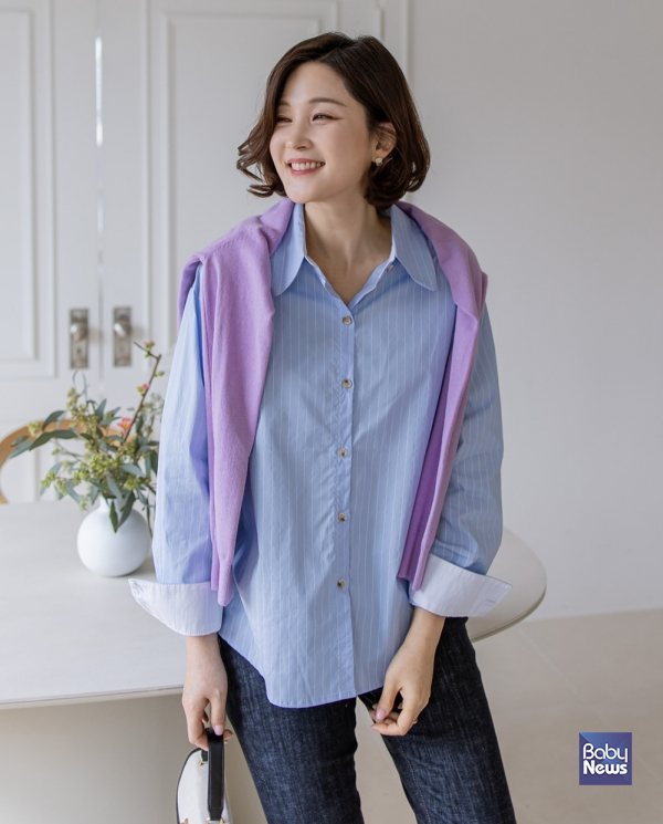 올봄 유행하는 청청 패션. ⓒ김여사