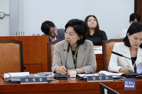 국회 보건복지위원회 소속 남인순 더불어민주당(서울송파구병) 국회의원. ⓒ남인순 의원실