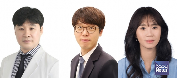 경희대병원 산부인과 권병수교수, 숙명여자대학교 김종민, 유경현 교수. ⓒ경희대 병원