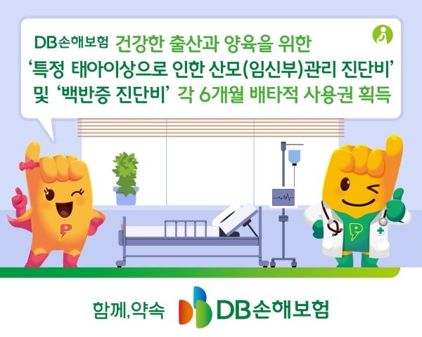 산모관리진단비. ⓒDB손해보험