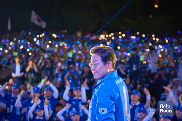 제21대 대통령선거에서 당선된 이재명 더불어민주당 후보. ⓒ더불어민주당&nbsp;