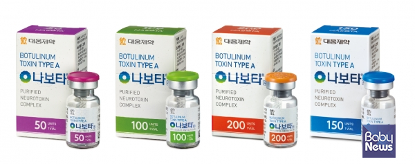 대웅제약 보툴리눔 톡신 제제 '나보타'. ⓒ대웅제약
