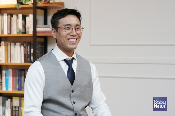 ‘대한민국 1호 임산부 운동 전문가’ 김우성 맘스바디케어 대표. 이효상 기자 ⓒ베이비뉴스