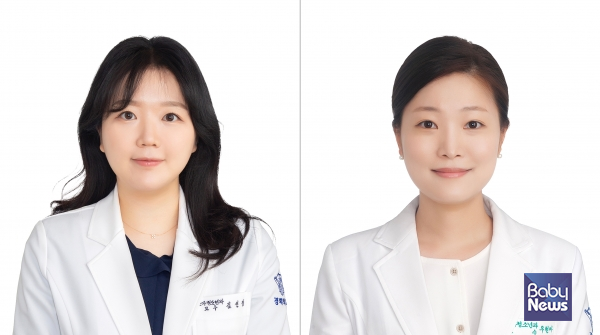 경희대병원 소아청소년과 김선영, 우현아 교수(좌측부터). ⓒ경희대병원