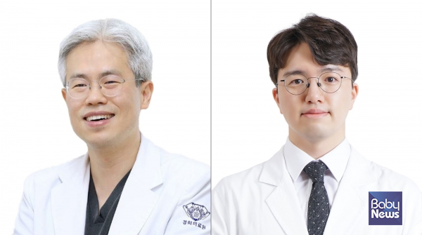 경희대병원 내분비대사내과 이상열, 재활의학과 유명철 교수(좌측부터).