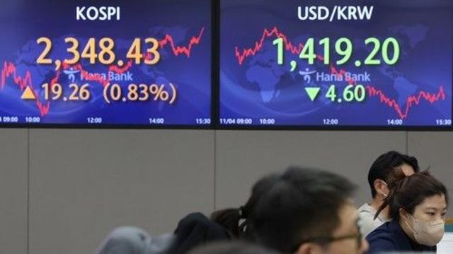 코스피 23.36p0.99 오른 2,371.79장종료