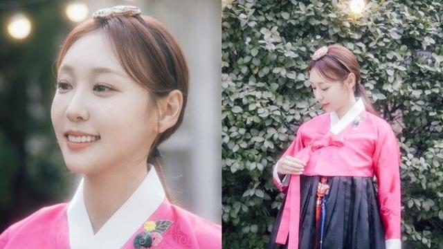 야구여신 아나운서 박지영, 한복 자태가 예술…따뜻한 설 인사 전해