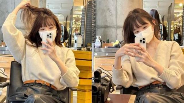 심경의 변화 있었나…, 최근 논란 많던 강민경 머리 자른 사진 게시