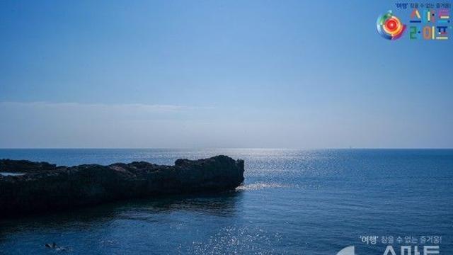 새섬에서 바라보는 제주도의 주야 경치