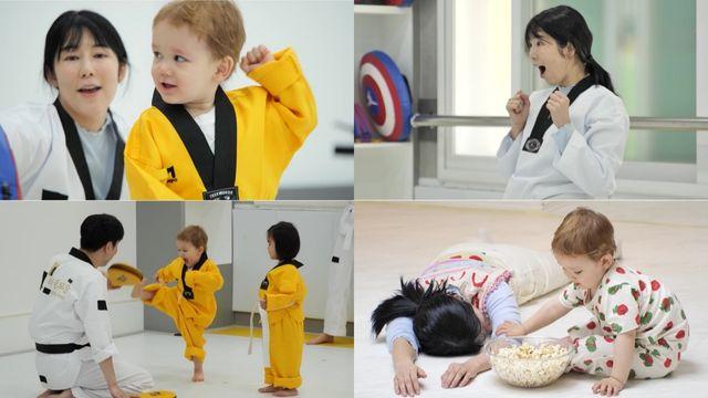 ‘슈돌’ 젠, 불꽃 카리스마 활활 엄마 괜찮아 일어나 인생 첫 태권도 도전