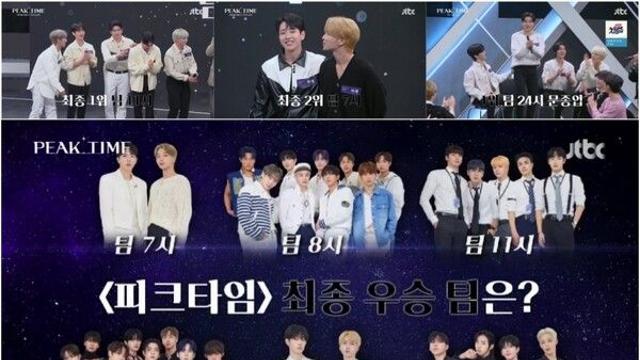 피크타임 이변없이 문종업 1위…팀명 공개한 고스트나인·BLK·NTX